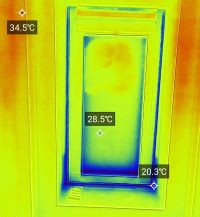 Fenster – Detail (Thermografie)