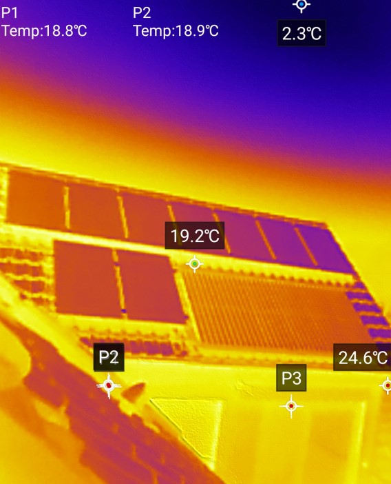 Thermografie-Wärmebild – Wärmebrücken und Feuchte sichtbar gemacht